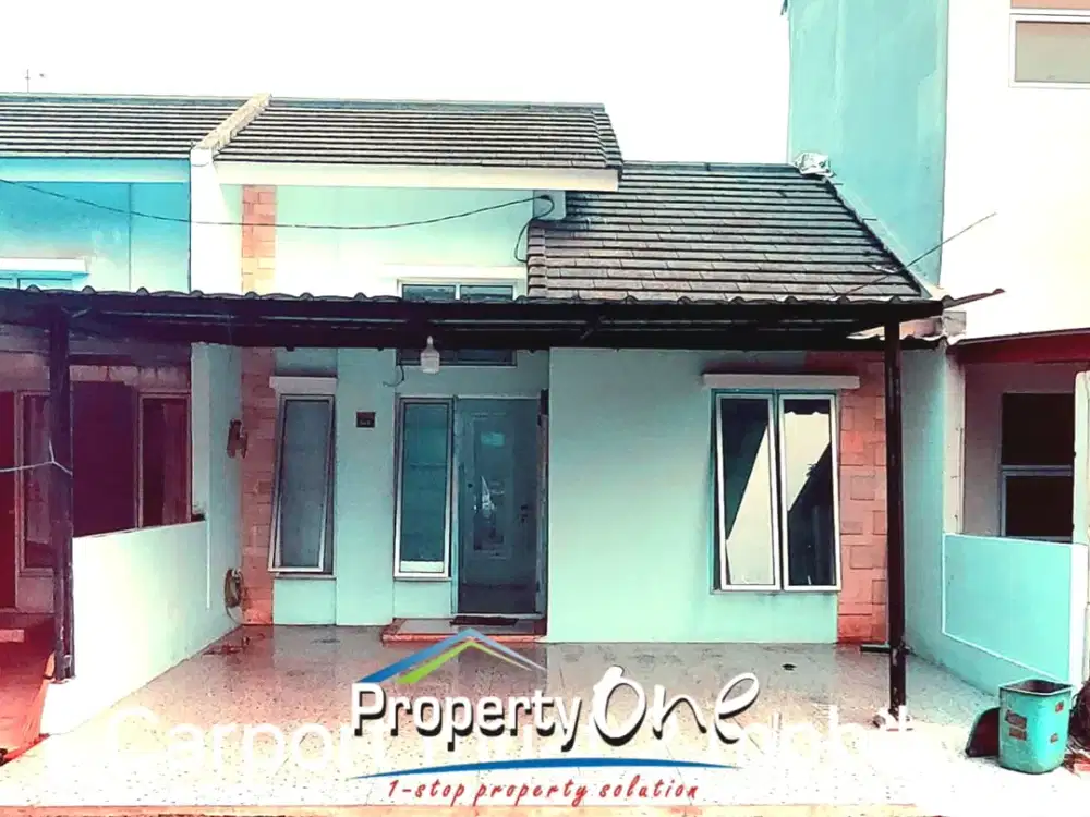 Dijual Rumah Cluster Minimalis Di Serpong Garden 1 View Taman