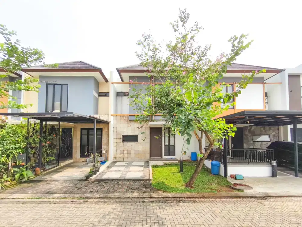Rumah 2 Lantai 10 Menit ke Gerbang Tol Serpong 2 Hadap Selatan J-36916
