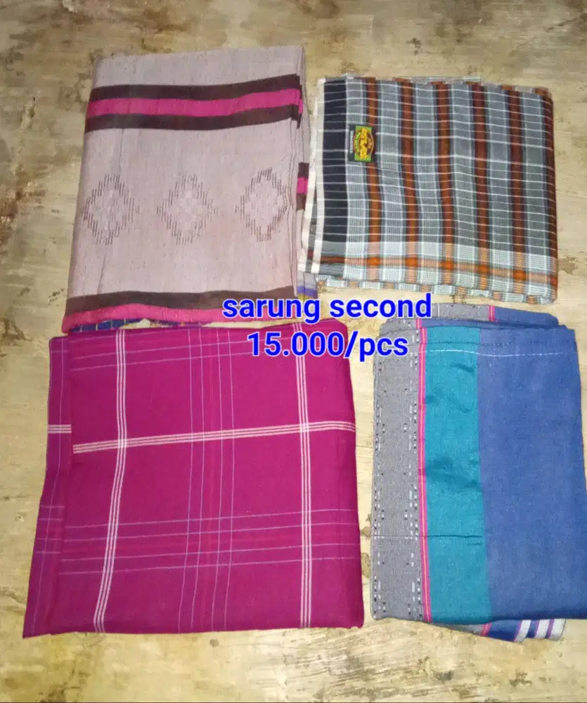 Sarung second serba 15,000