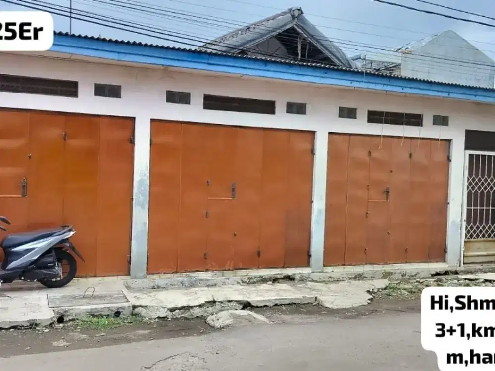 Dijual Rumah HOOK di Harapan Indah Lengkap dengan 3 Kios Komersial – Siap Huni & Usaha! (13674 ER)
