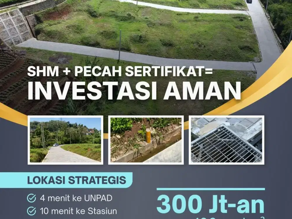Tanah Dijual Jatinangor Hegarmanah – Lokasi Strategis, Investasi Menjanjikan