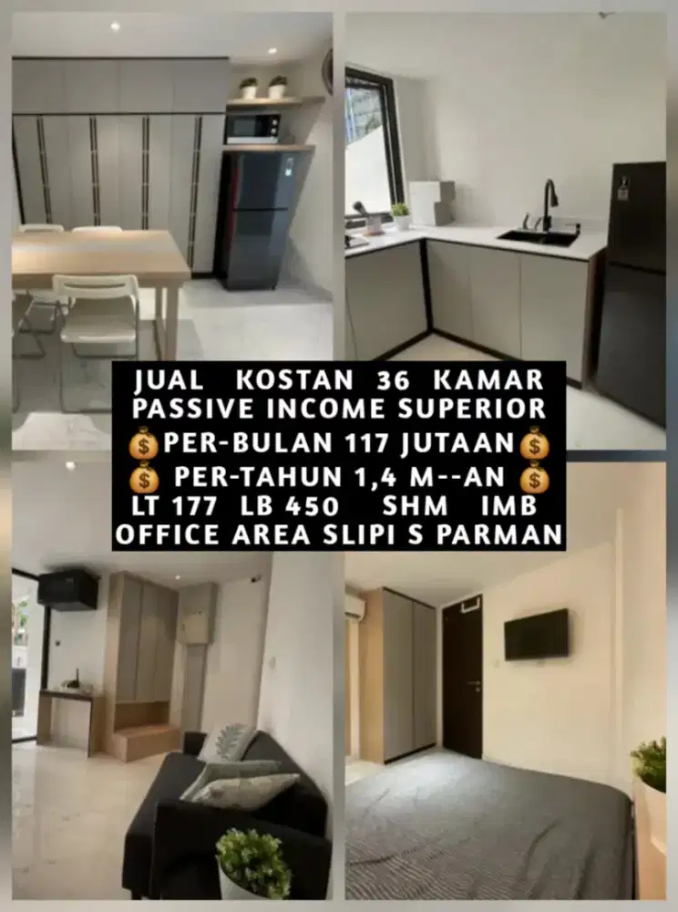 JUAL KOS KOST KOSAN KOSTAN OFFICE AREA SLIPI PALMERAH JAKARTA BARAT
