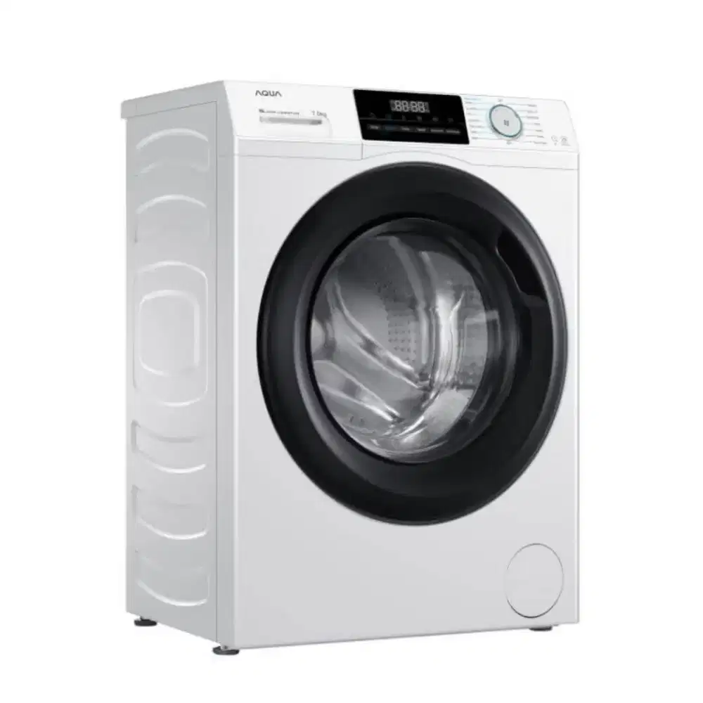Mesin Cuci Aqua Front Loading 7kg Baru (Kredit Tanpa Dp)