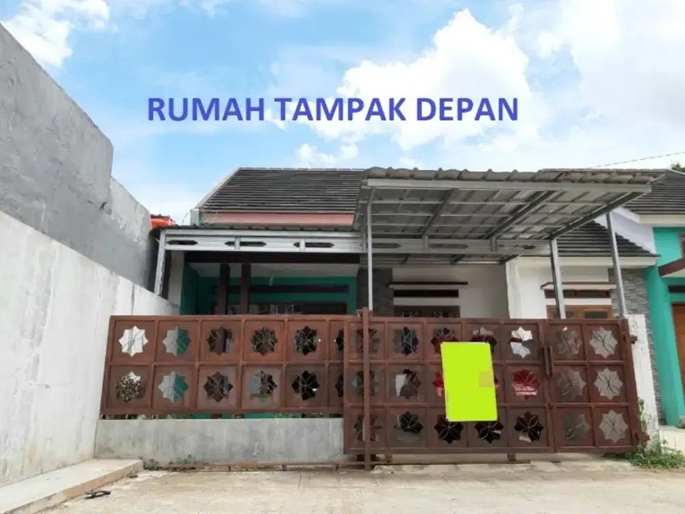 Dijual Cepat Rumah Cluster Jatiluhur Dekat Tol Jatiasih Bekasi