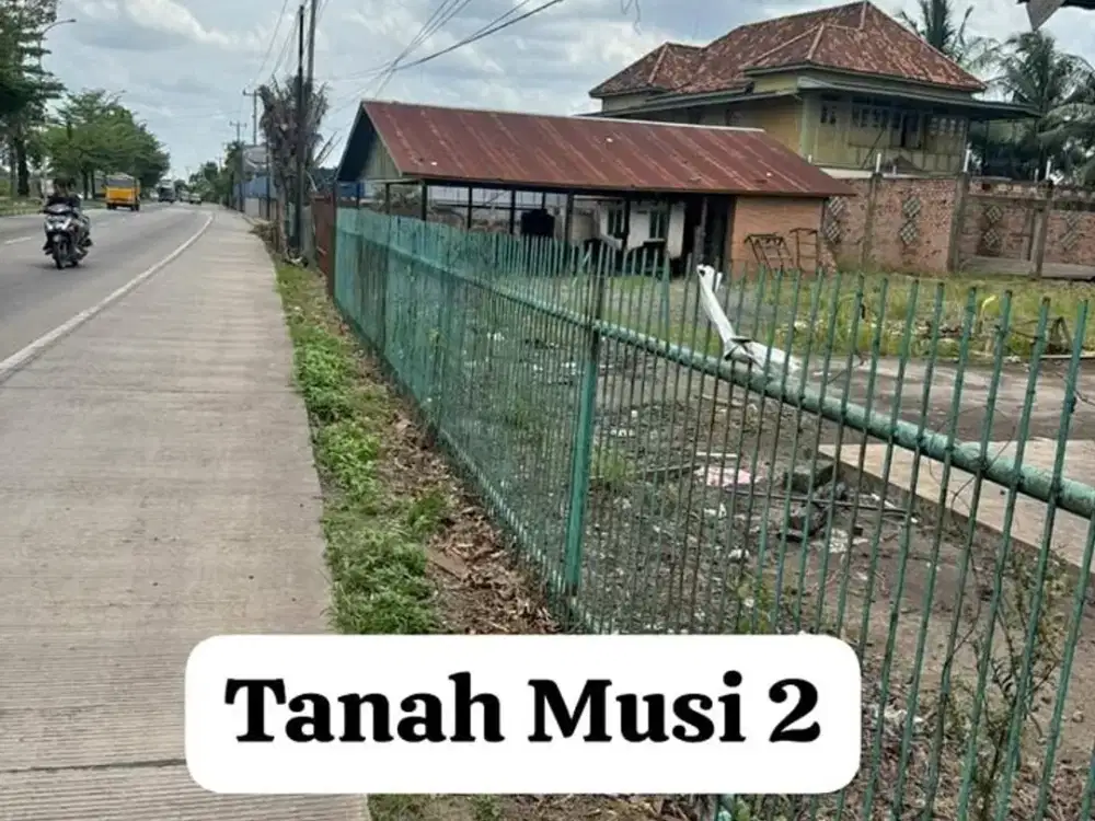 Tanah Murah Pinggir Jalan Musi II dekat Pintu TOL Keramasan