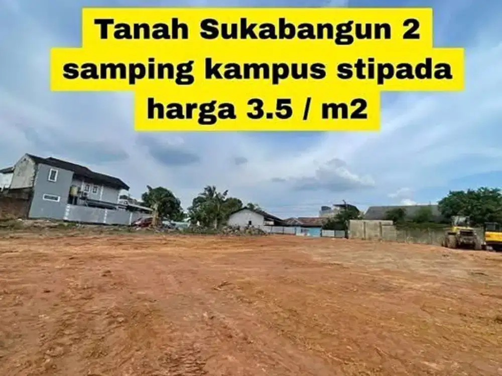 tanah sukabangun 2 pangkal samping kampus STIHPADA