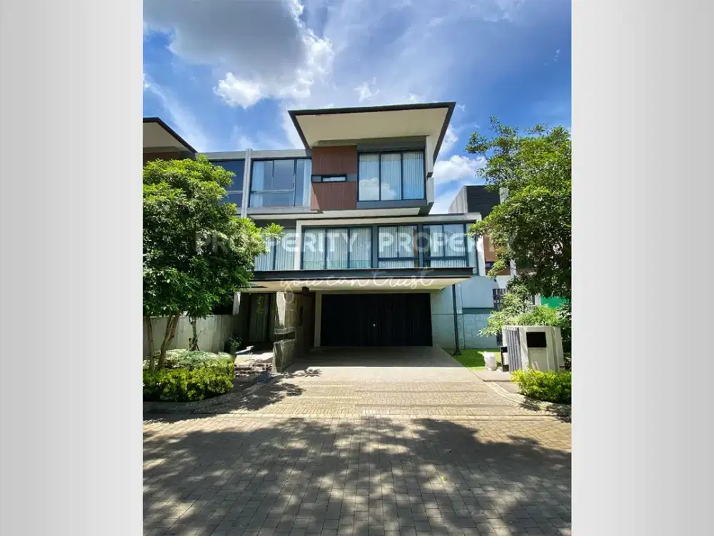 Rumah Mewah Full Interior Timeless & Furnished Sudah Renovasi di Cluster Lyndon Kawasan Navapark BSD City Tangerang