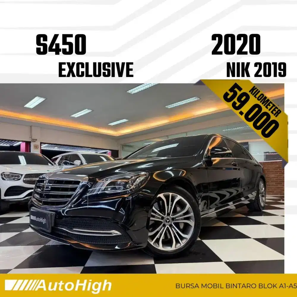 DP10% [Km59.000] S450 2019 Black / S450L Reg 2020 #AUTOHIGH