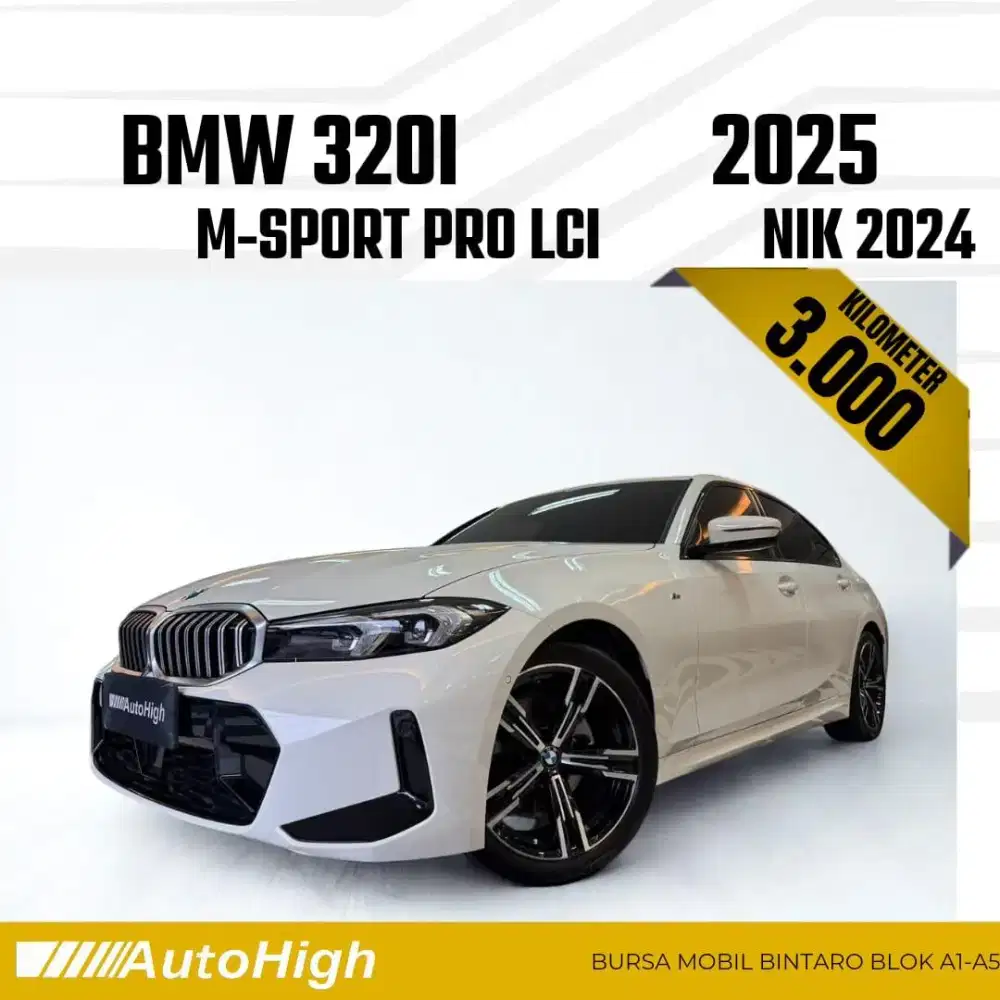DP10% [Km3.000] 320i M-Sport 2024 White Reg 2025 #AUTOHIGH