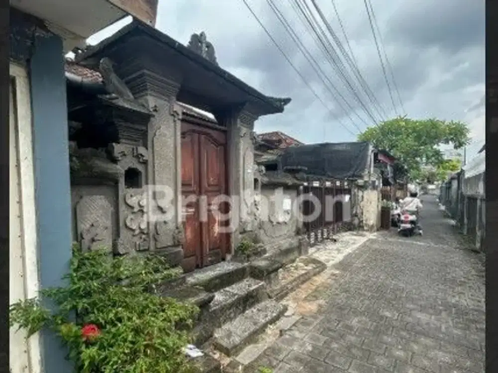 TANAH 380M2 DI TENGAH KOTA DENPASAR, HARGA TERGOLONG MURAH DAN ADA BONUS BANGUNAN (ICCR)