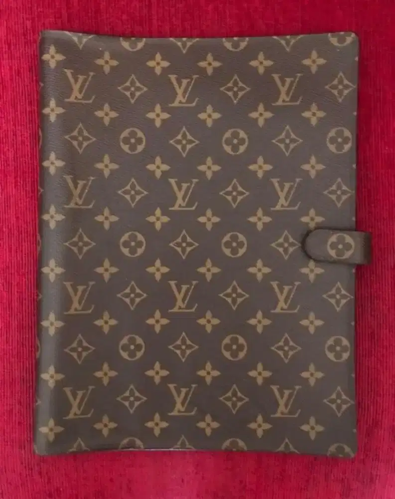 LOUIS VUITTON Monogram Block A4 Notebook Cover