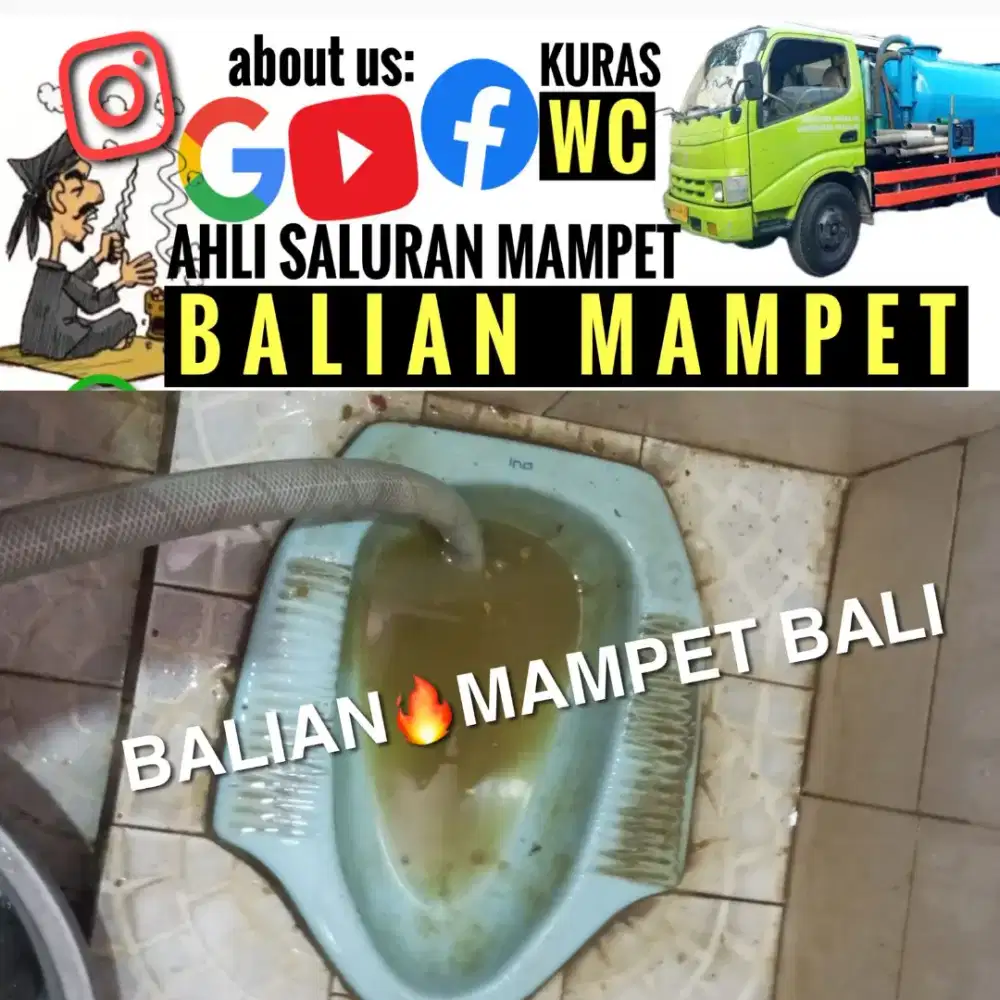TUKANG MELANCARKAN MAMPET WC GOT TOILET WASTAFEL BUNTU KURAS SEDOT WC