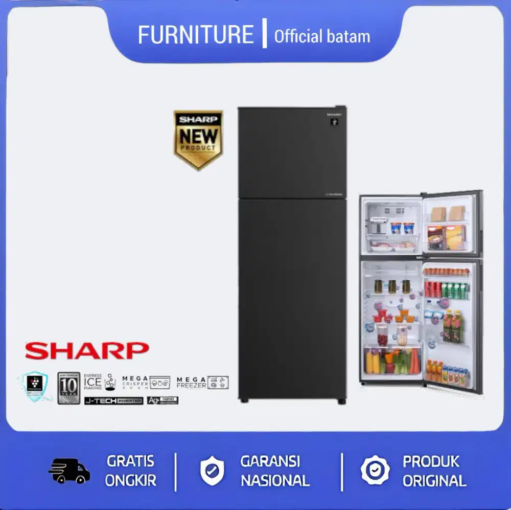 KULKAS SHARP 2 PINTU