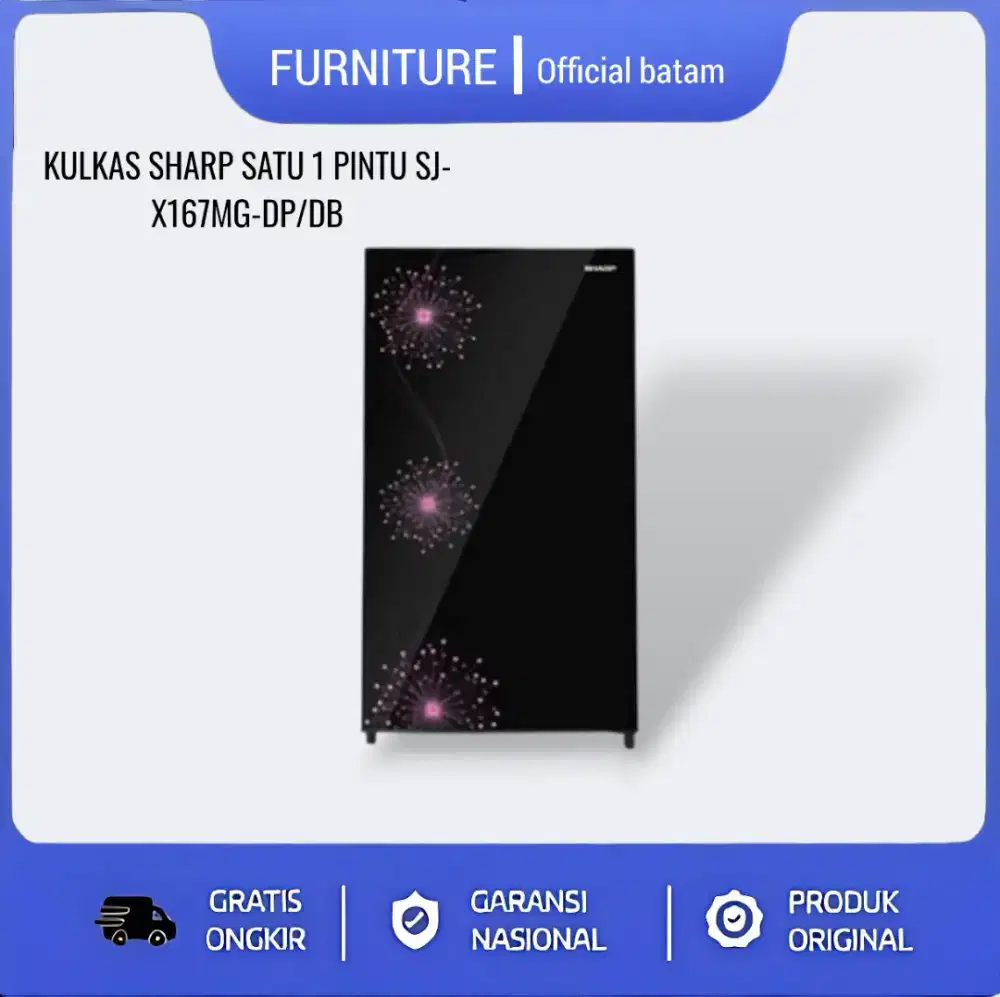 KULKAS SHARP SATU PINTU SJX167MG