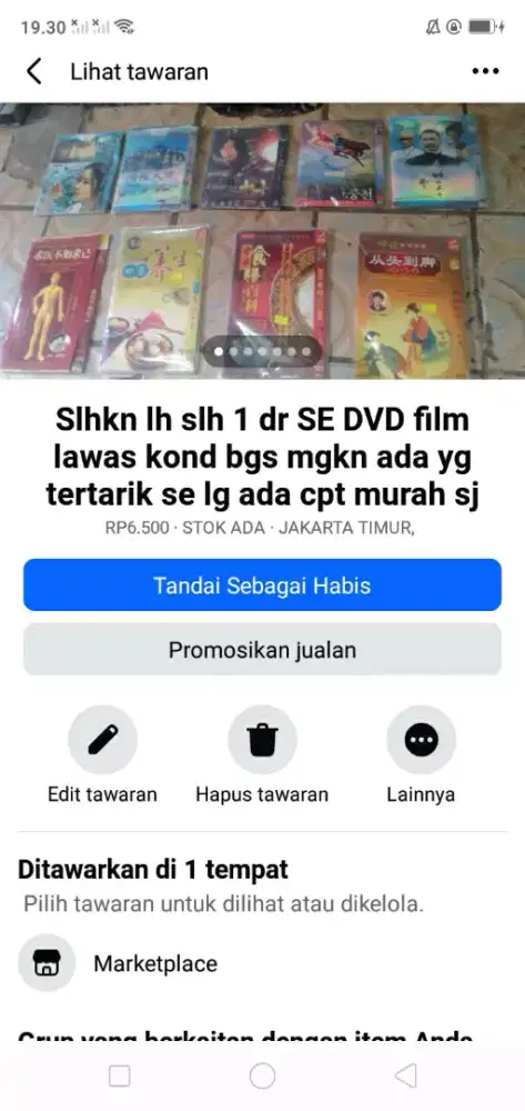 Slhkn lh slh 1 dr kaset DVD film lawas kond bgs hrg murah sj cpt dpt