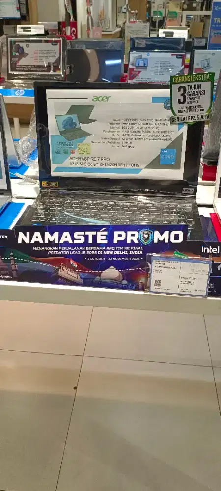 Acer Aspire 7 Pro A715-59G-57YQ Intel Core i5-13420H 8GB SSD 512GB