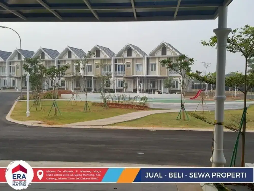 Jual Cepat Rumah Mewah Unfurnish Lokasi Strategis Bebas Banjir Dan Berhadapan Dengan Taman Di JGC