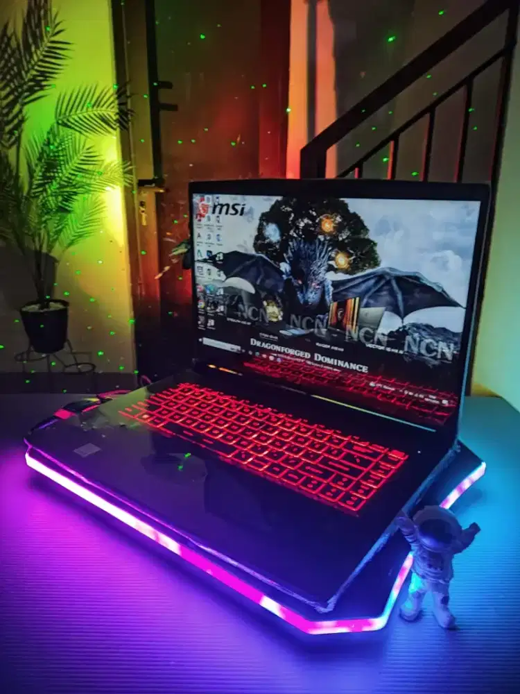 Laptop Render Gaming MSI GF63 Core i7 Ram 16/512gb Ssd Dual Vga COD