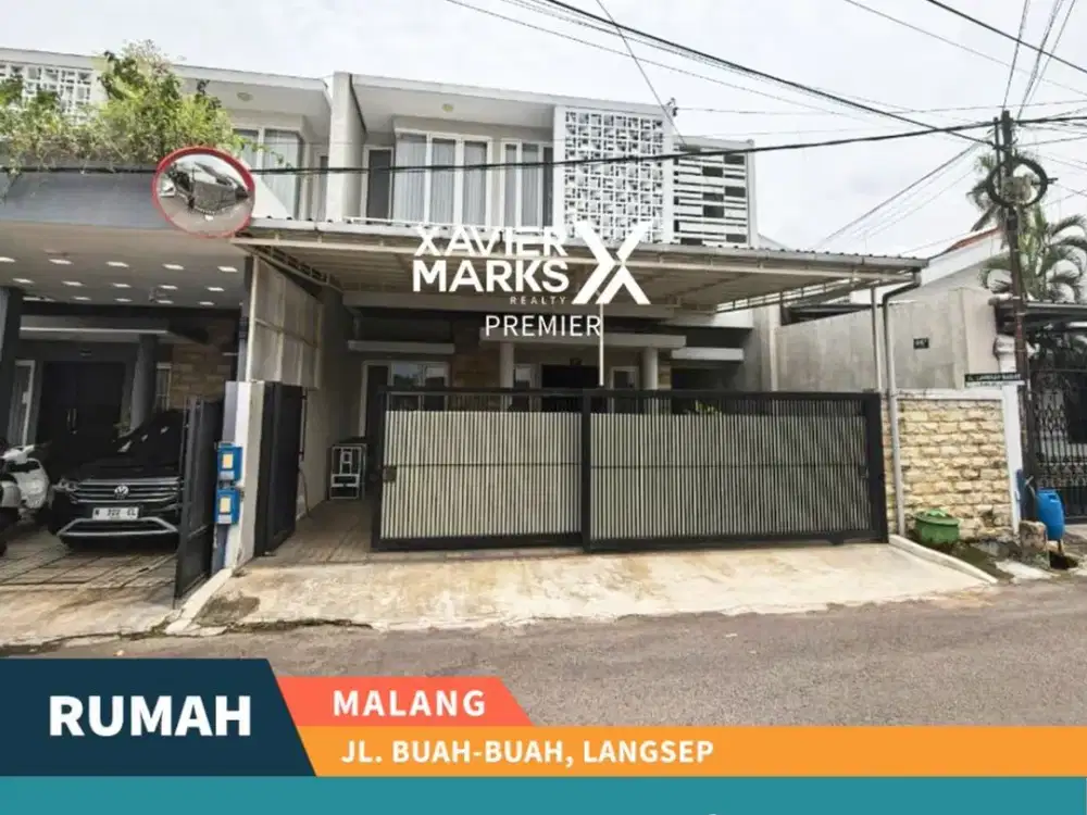 Rumah Modern Murah Di Jalan Buah-Buahan, Langsep Klojen Malang