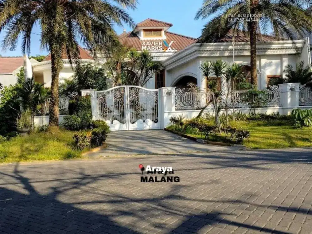 Rumah Luxury Full Furnish Di Jalan Utama Perumahan Araya Malang