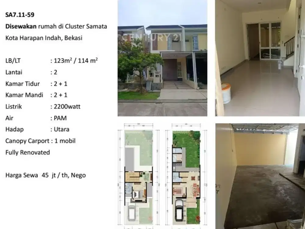Disewakan Rumah Di Cluster Samata Dekat Pusat Perbelanjaan