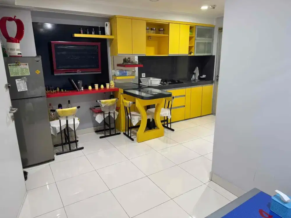 dijual apartemen gading nias 2 kamar furnish Harga murah