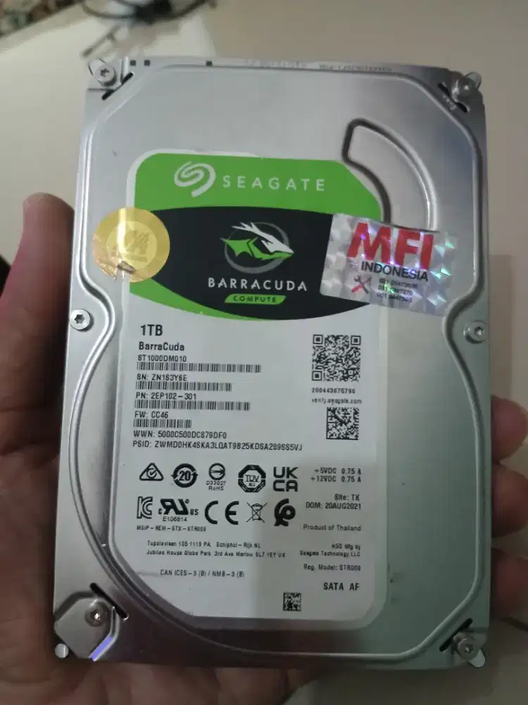 HDD seagate 1tb Ori MFI