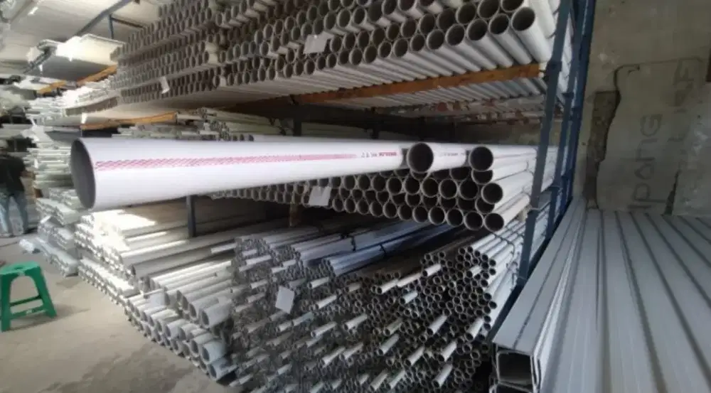 Jual pipa PVC mulai 1/2 sampai 8 bisa bayar tempat/COD