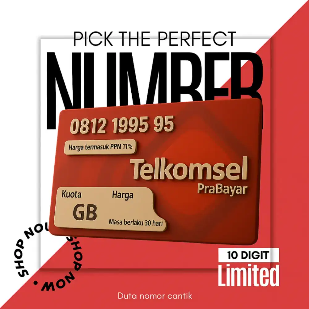 Kartu perdana 10 digit nomor cantik