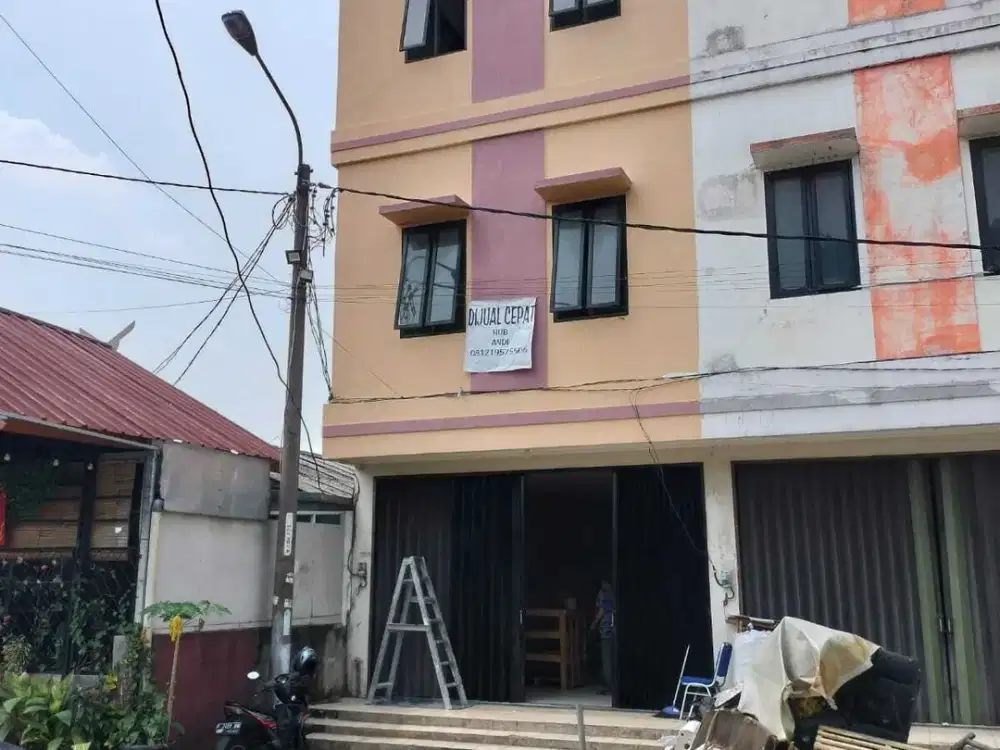 Ruko 3 lantai sholeh iskandar dibawah pasaran