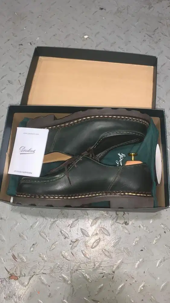 Paraboot chambord green