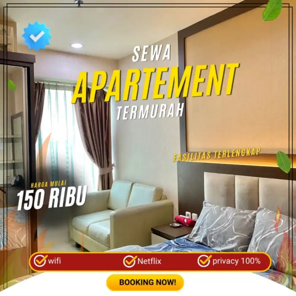 SEWA APARTEMEN HARIAN/TRANSIT BASSURA CITY JAKARTA TIMUR TERMURAH