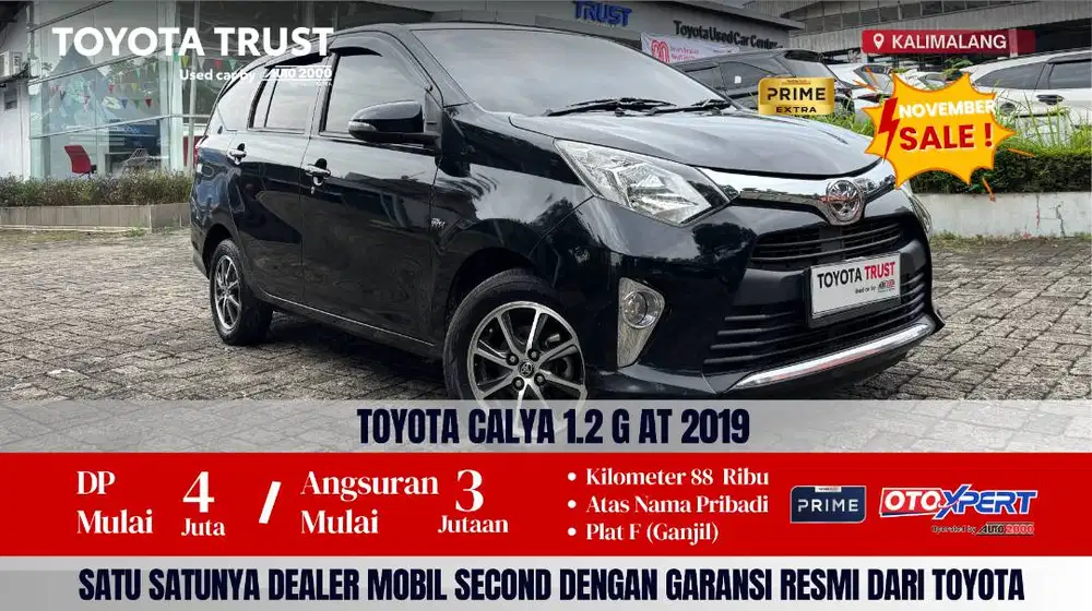 TOYOTA CALYA 1.2 G AT 2019