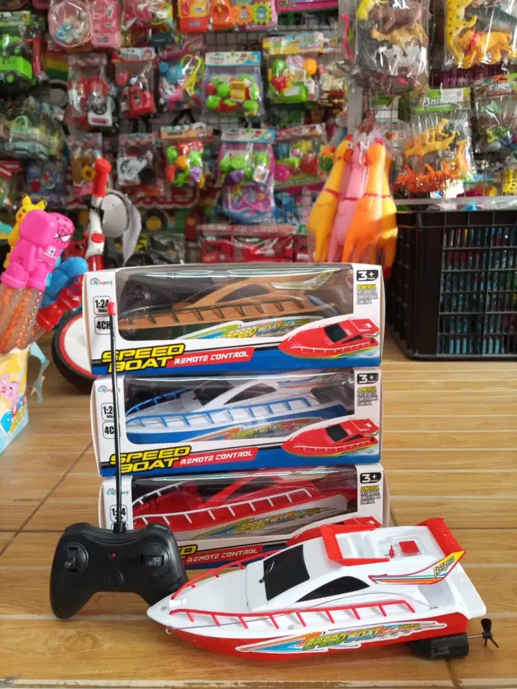 mainan anak rc speedboat