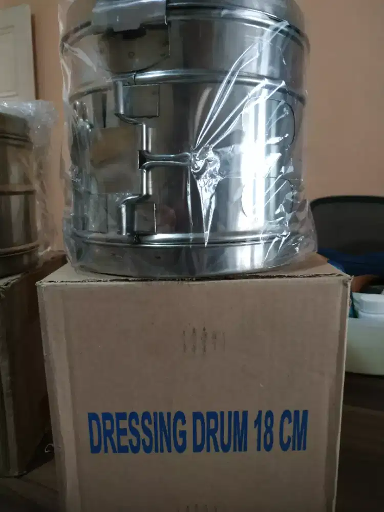 Dressing Drum Tromol 15cm dan 18cm