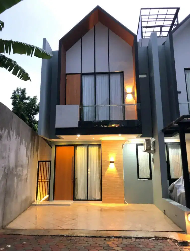 Dijual murah rumah cluster modern scandinavian jagakarsa