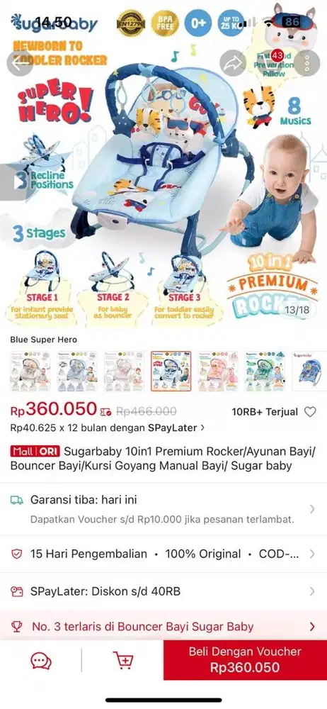 Ex Kado Bouncer sugarbaby premium