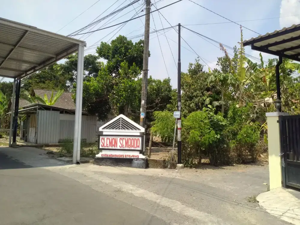 Tanah Kalasan SHM 10 Menit Ke Bandara AdiSucipto Lingkungan Sejuk & Asri