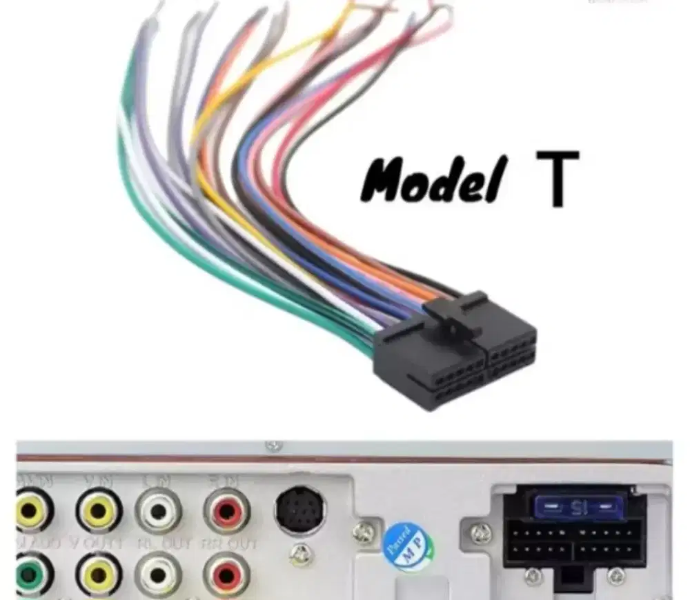 Kabel soket head unit universal type T 20pin