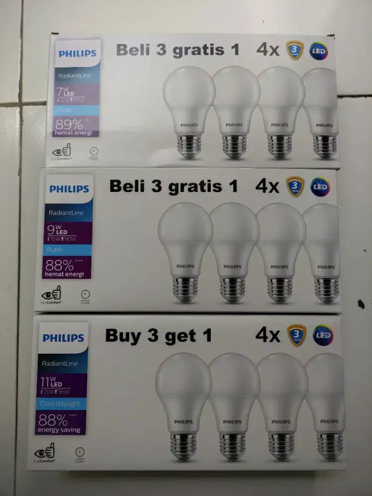 LAMPU PHILIPS RADIANT LINE