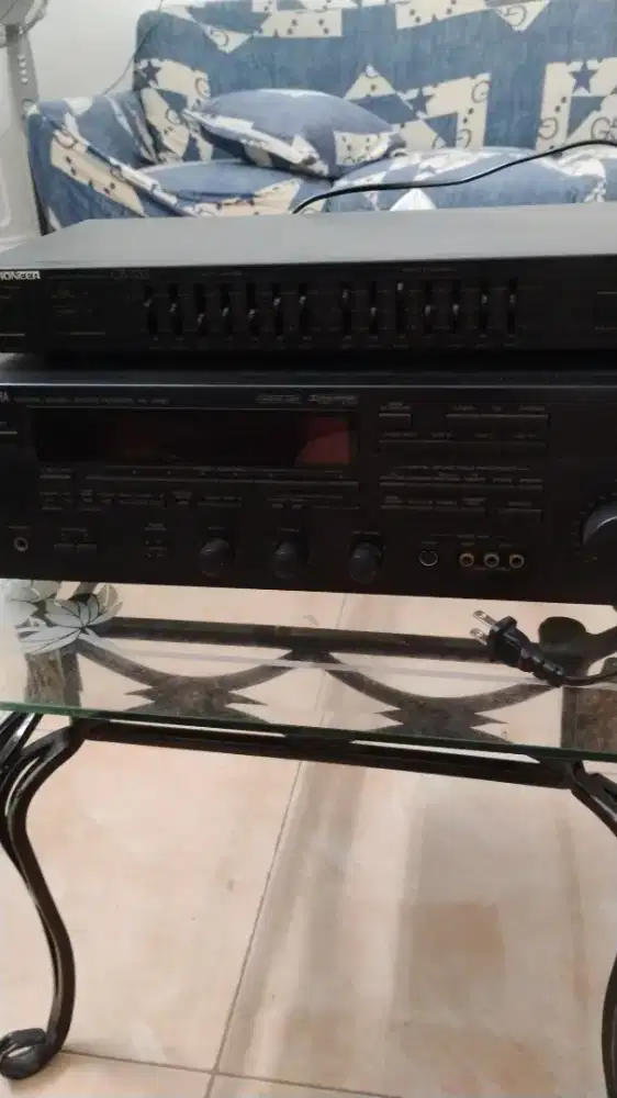 Pioneer equalizer GR-333 + YAMAHA stereo reciever RX V690