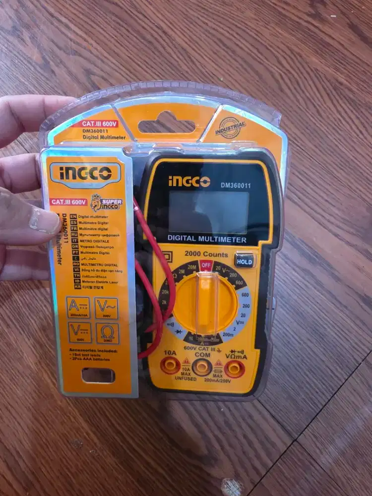 Ingco Multimeter Avometer Multitester Digital DM360011