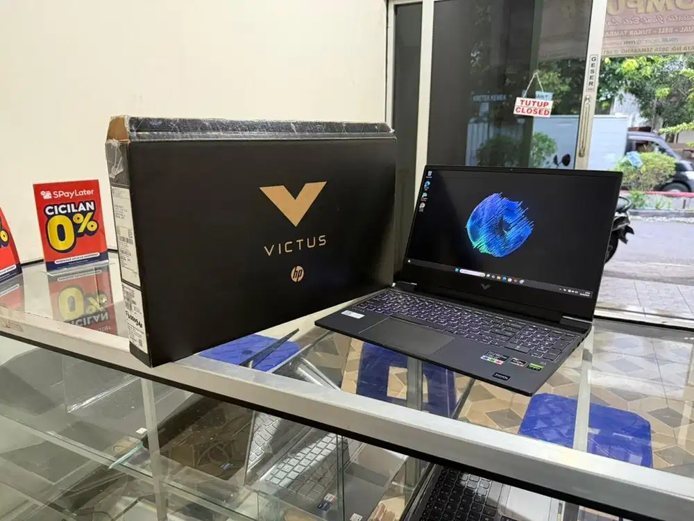 GAMING VICTUS RYZEN 5-5600H RTX3050 RAM 16 GB FULSET GARANSI PANJNG