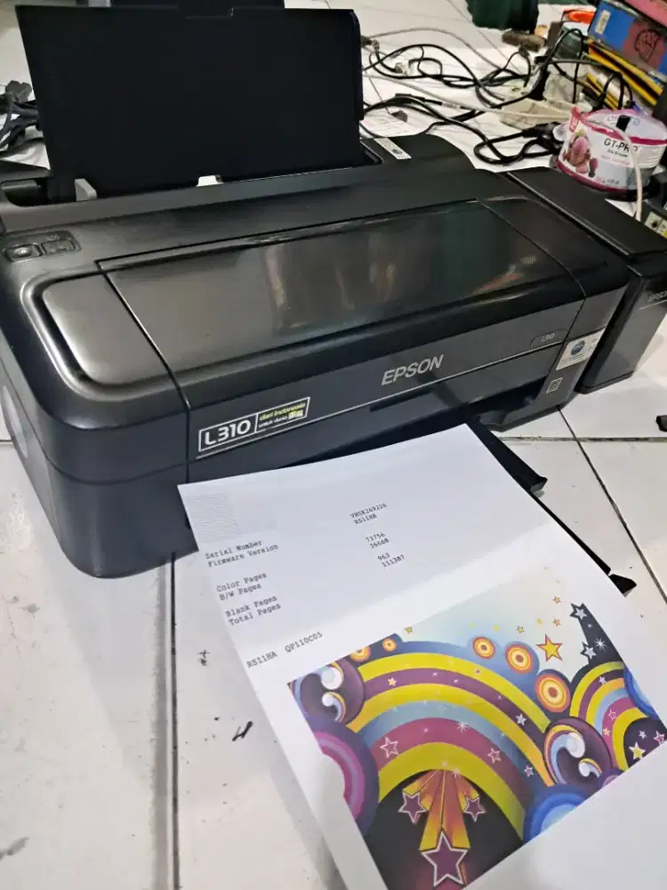 Printer epson L310 segel tinggal gas aja.normal