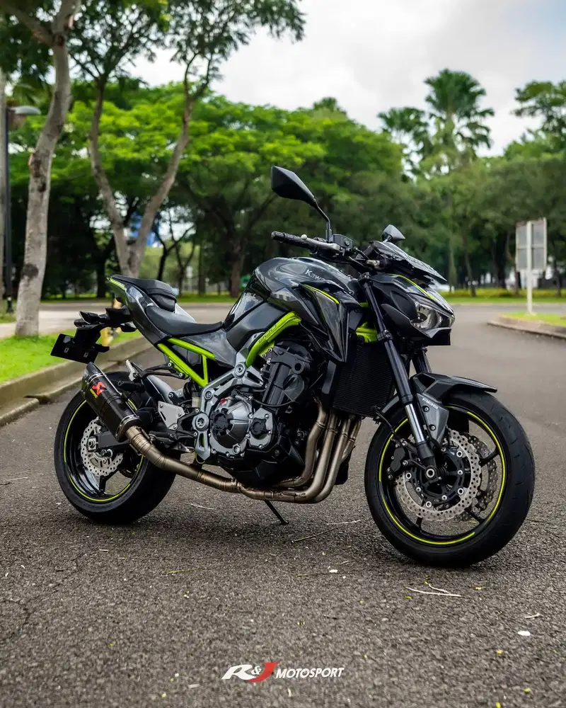 (Full Paper) Kawasaki Z900 Z 900 Nik 2017 Warna Grey Knalpot Akrapovic