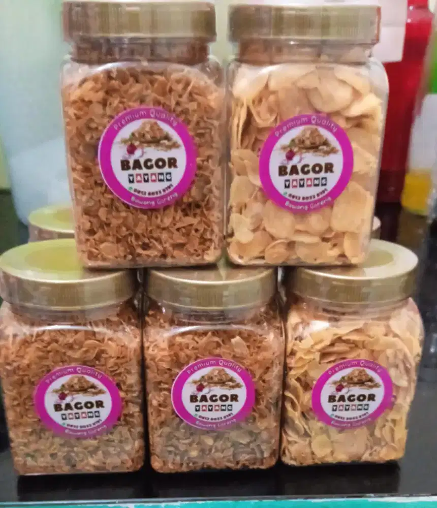 Bawang goreng merah dan bawang goreng putih Asli tanpa bahan campuran