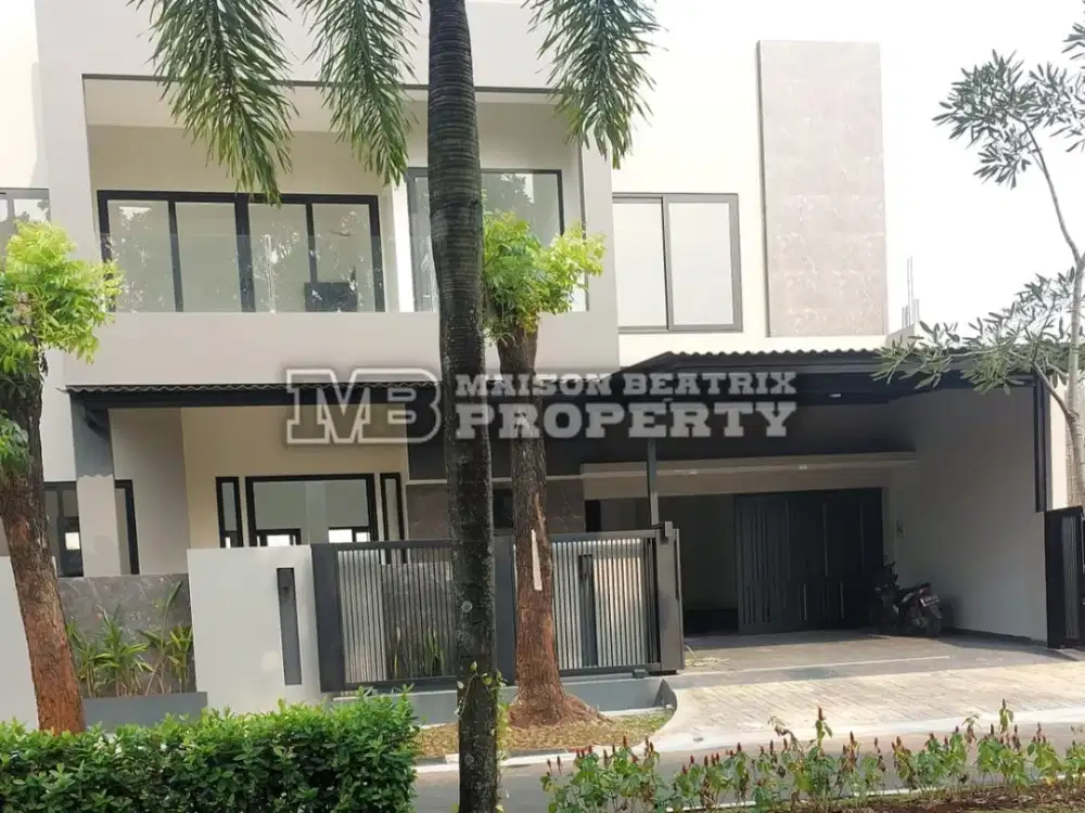 DIJUAL CEPAT RUMAH BARU 2LT MINIMALIS MODERN SANGAT CANTIK SIAP HUNI ROW JALAN LEBAR DI PUSPITA LOKA, BSD