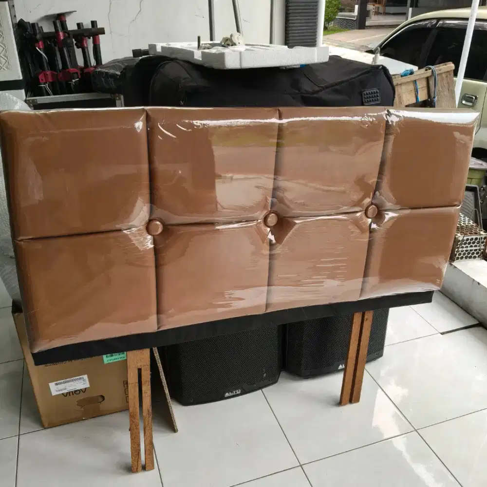 sandaran springbed sofa kasur alas tembok kamar rumah furniture