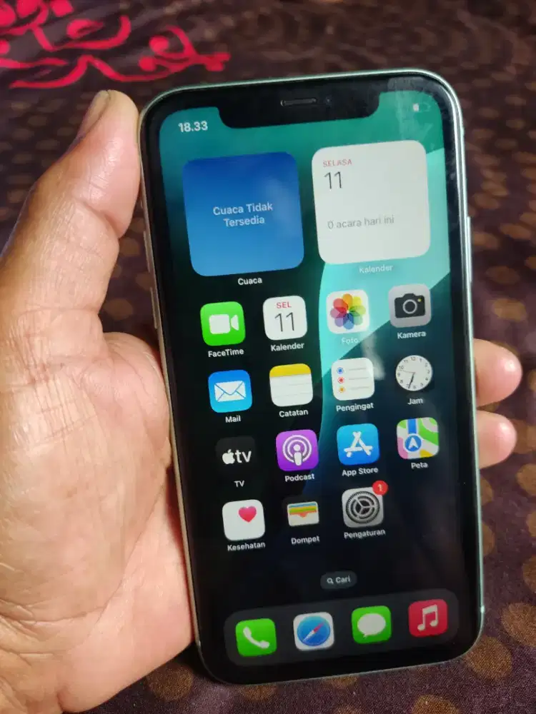 D jual iPhone 11 64gb simlock wifi only