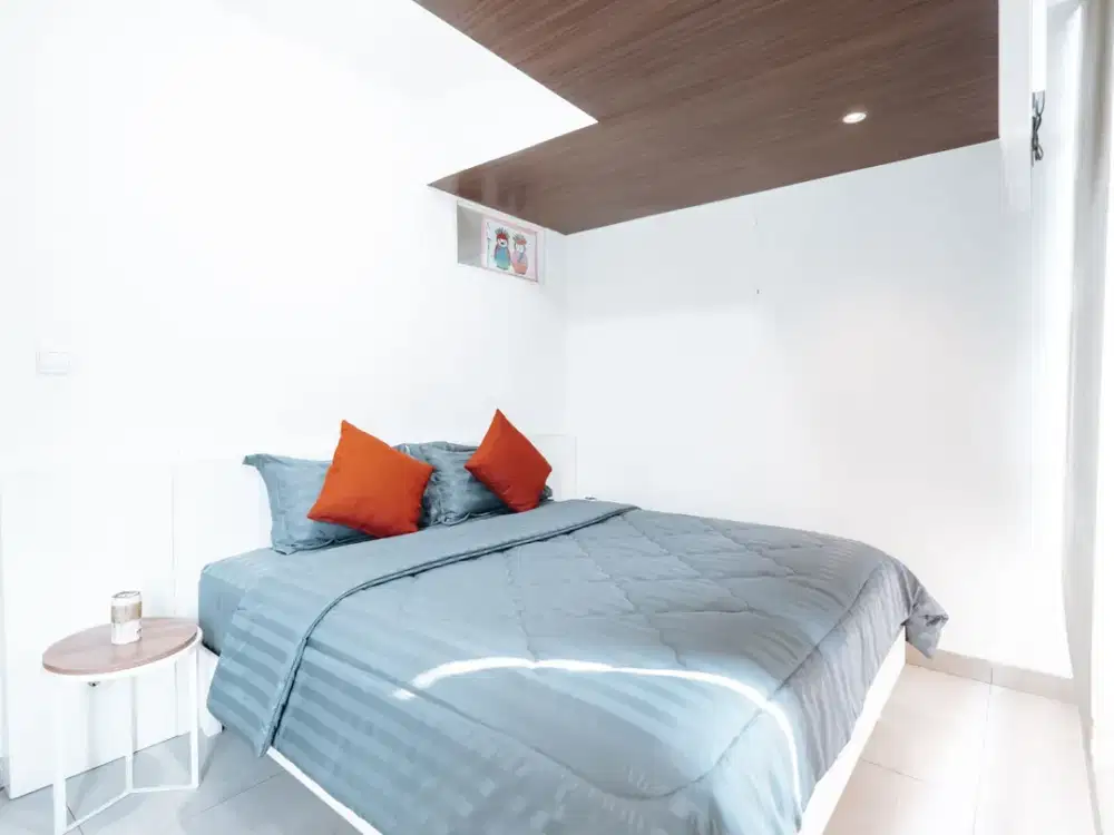 Sewa Apartemen Skandinavia 2 Kamar Tidur Full Furnished Fasilitas Premium Dekat Bandara Soekarno Hatta Tangerang